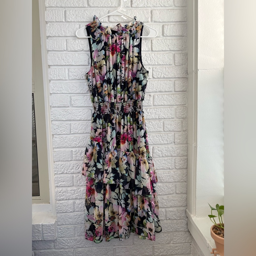 Joseph Ribkoff Multicolor Floral Maxi Dress